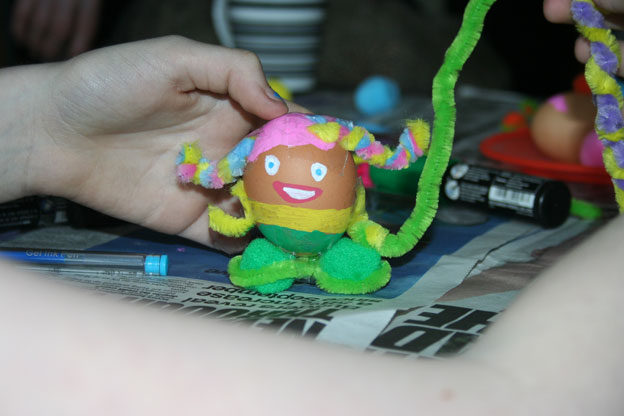 and an egg with a kite.. umm