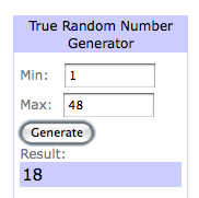 We Have A Winner!!