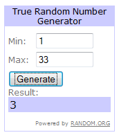Giveaway Winning Comment Number