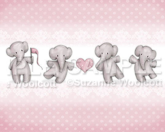 Gorjuss "Dancing Elephants" - View ALL the Gorjuss artworks at www.SuzanneWoolcott.com