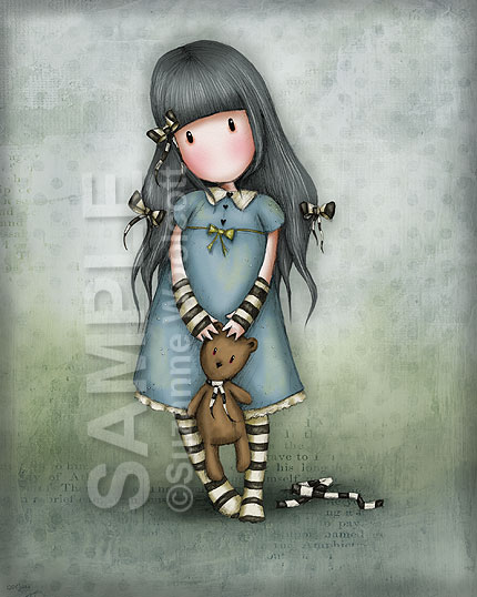 Gorjuss "Forget Me Not" - View ALL the Gorjuss artworks at www.SuzanneWoolcott.com