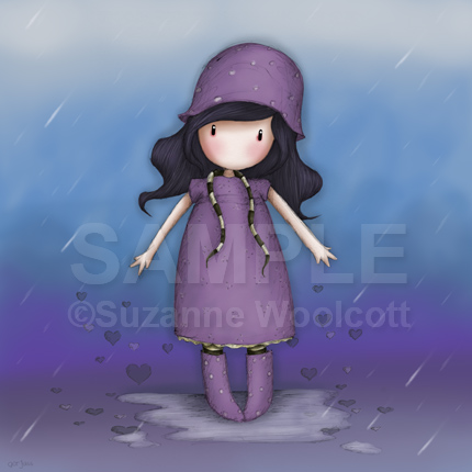 Gorjuss "Rainy Daze" - View ALL the Gorjuss artworks at www.SuzanneWoolcott.com