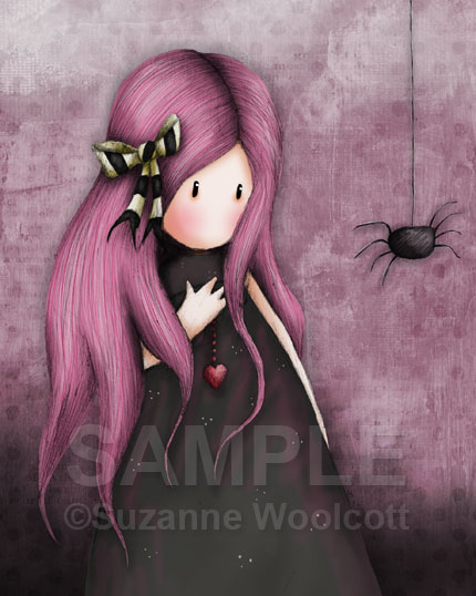 Gorjuss "Spider Spider" - View ALL the Gorjuss artworks at www.SuzanneWoolcott.com