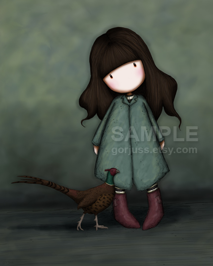 Gorjuss "The Pheasant" - View ALL the Gorjuss artworks at www.SuzanneWoolcott.com