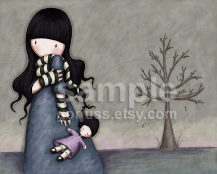 Gorjuss "The Throw Away Doll" - View ALL the Gorjuss artworks at www.SuzanneWoolcott.com