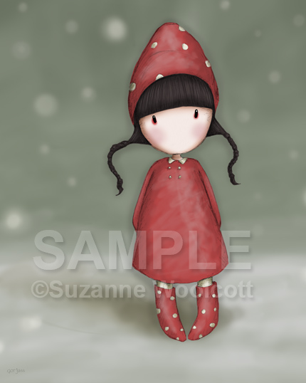 Gorjuss "Xmas Elf" - View ALL the Gorjuss artworks at www.SuzanneWoolcott.com