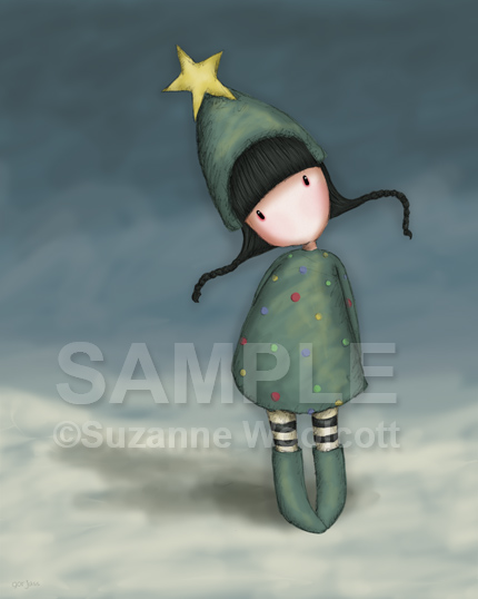 Gorjuss "Xmas Eve" - View ALL the Gorjuss artworks at www.SuzanneWoolcott.com